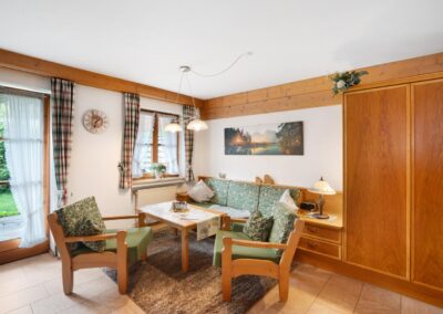 gemütliche Essecke_Fewo Alpenaster_Haus Werdenfels in Mittenwald